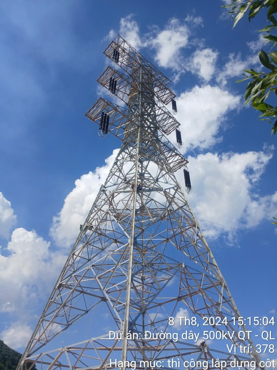 Dự án: ĐZ 500kV Quảng Trạch - Quỳnh Lưu - Gói thầu (20; 34; 37; 38)